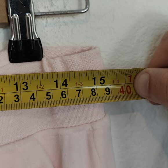 Juicy Couture Pants Womnes Medium Primrose Pink Foil Logo Bootcut Velour - Picture 10 of 13